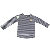 Old Navy Purple Gray Striped Tunic Long Sleeve Shirt Size 3T
