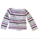 Roxy Teenie Wahine Girls Aztec Print Pullover Hoodie Sweater Size 6 Large
