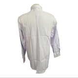 Buttoned Down Cotton Lavender Collared Shirt Size 34 16