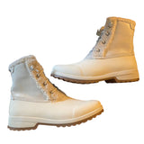 Sperry Top Sider Maritime Repel Teddy Boots Ivory Size 9.5