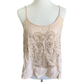 Romeo & Juliet Embroidered Camisole Tank Top Medium NEW