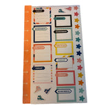 Happy Planner 628 Piece Student Sticker Book With Insert