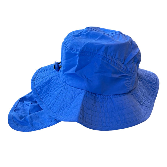 toddler-kids-blue-sun-hat-uv-upf-50-protection-size-2t-4t-new-side-of-hat