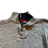 tommy hilfiger boys gray pullover sweater size large 16 18 top of sweater