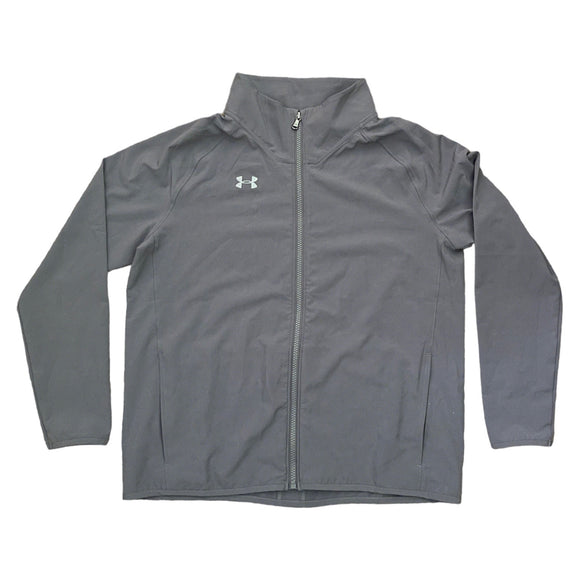 under-armour-gray-zip-front-windbreaker-size-x-large-front