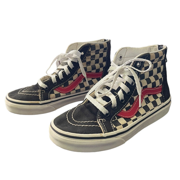 vans-off-the-wall-black-checkered-sneakers-size-13-5-front-of-shoes