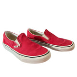 Vans red front side view 2