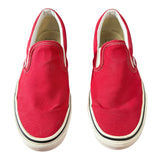 Vans red vans front