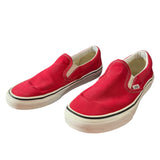 Vans red side front view