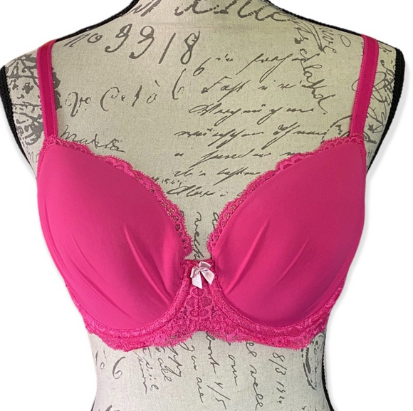 victoria-s-secret-dream-angels-pink-lace-trim-bra-size-34d-front