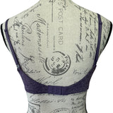 Back of purple Victoria's Secret bra