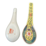 chinese longevity spoon front and back