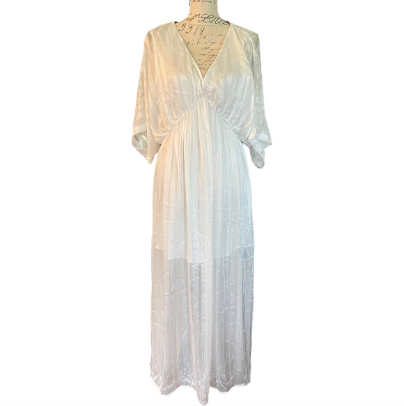 white-cupshe-long-dress-bathing-suit-cover-up-size-medium-front