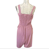 Back of pink Zenana romper