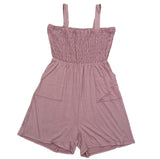 Pink Zenana romper laid out