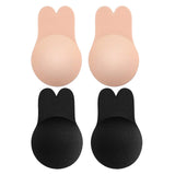 Adhesive Bra NIP 2 Pairs Strapless Invisible Push up Silicone Bra XL D Cup