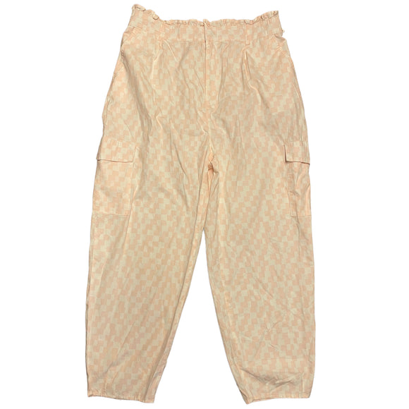 BP-Pink-Ivory-BP-Cargo-Paper-Bag-Pants-Size-1X-front