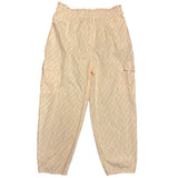 BP Pink & Ivory BP Cargo Paper Bag Pants $49 Size 1X