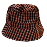 CultureFly Plaid Bucket Hat One Size