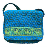 Victoria Hill Paisley Quilted Laptop Messenger Bag