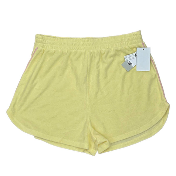 NWT $35 Yellow Terry Cloth Shorts Size Medium