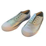 Airwalk Silver Slip On Shoes Size 9 EUC