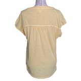 Caslon Yellow Cotton Shirt Size Small NEW