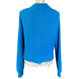 BP Blue Cotton Blend Knit Long Sleeve Sweater Size XS