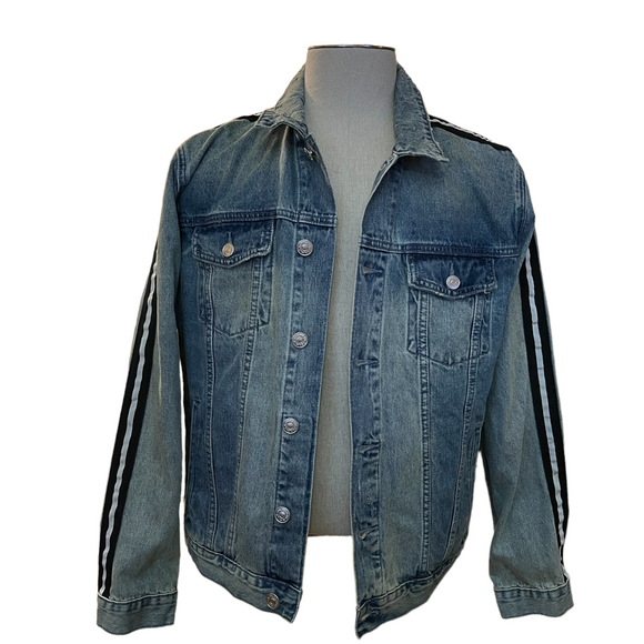 PacSun $65 Blue Denim Jean Jacket Size Large NWT