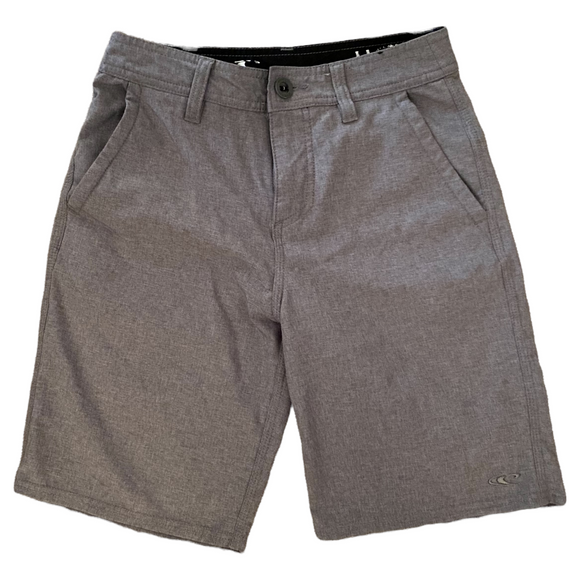 O'Neill Gray Boys Shorts 25” Size 10/12 EUC