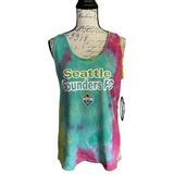 Seattle Sounders Soccer Tie Dye Shirt Size Large NEW