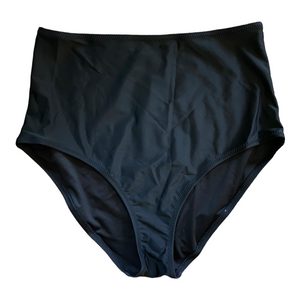 Relleciga Black High Waisted Bikini Bottom $50 Size Large