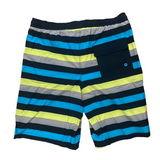 Boy's Striped Surf Swim Shorts Size 4/5 NWT