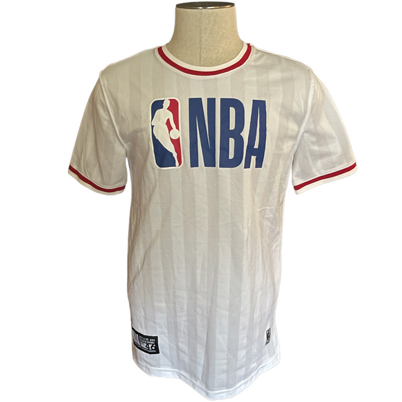 NBA White Jersey Basketball Shirt Size Medium EUC