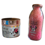 The Creme Shop Disney Minnie Strawberry Rose Sugar Body Scrub Bath Crystals