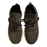 Cushionaire Drew Black Gray Memory Foam Sneakers Size 9