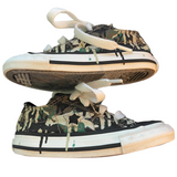 Converse Camouflage Paint Drip Shoes Toddler Size 5
