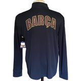 FCB Barcelona Men's Soccer Football Pullover Top Jacket Size Large NEW