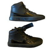 Andrew Fezza Black High Top Sneakers Size 8 NWOB