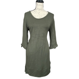 Daily Ritual Green Super Soft Stretch Cloth Dress X-Small