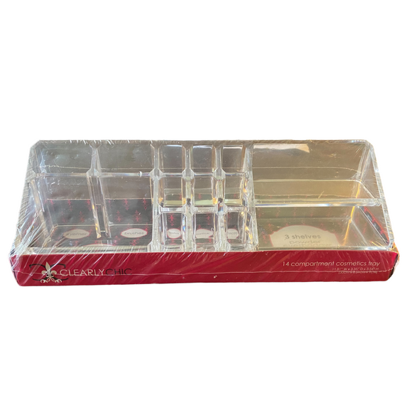 Clearly Chic Acrylic Makeup Organizer