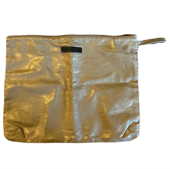 Large Gold Burberry Pouch Bag