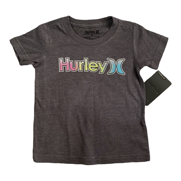Hurley Gray Toddler Boys T-Shirt Size 2T