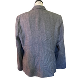 Sag Harbor Vintage 100% Wool Zip Front Jacket Size 16 NEW