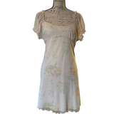 Abound Ivory Multi Aster Floral Dress Size X-Large NEW