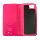 Louis Vuitton Pink Mahina iPhone Case 7 8 Folio