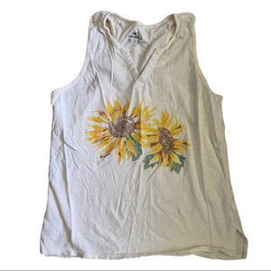 O’Neill Cotton Sunflower Girls Tank Top XL Excellent Condition