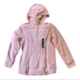 All In Motion Girls Soft Pink Fleece Pullover Hoodie Large 12/14