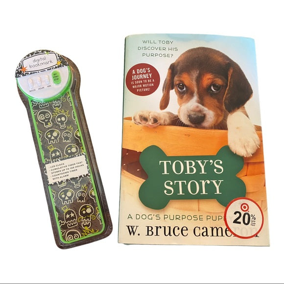 NEW Toby's Story Hardcover & Digital Bookmark