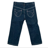 Calvin Klein Girls Cotton Jeans Capri Pants Size 6